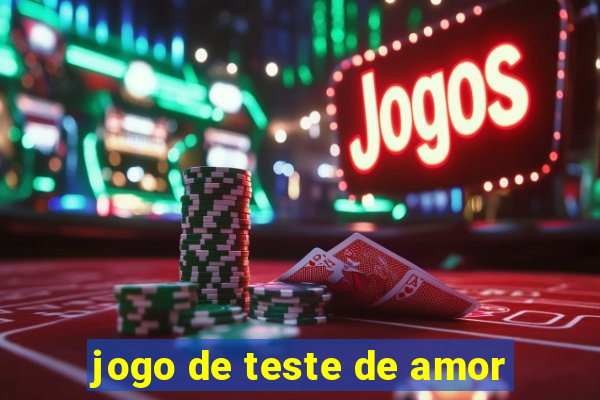 jogo de teste de amor